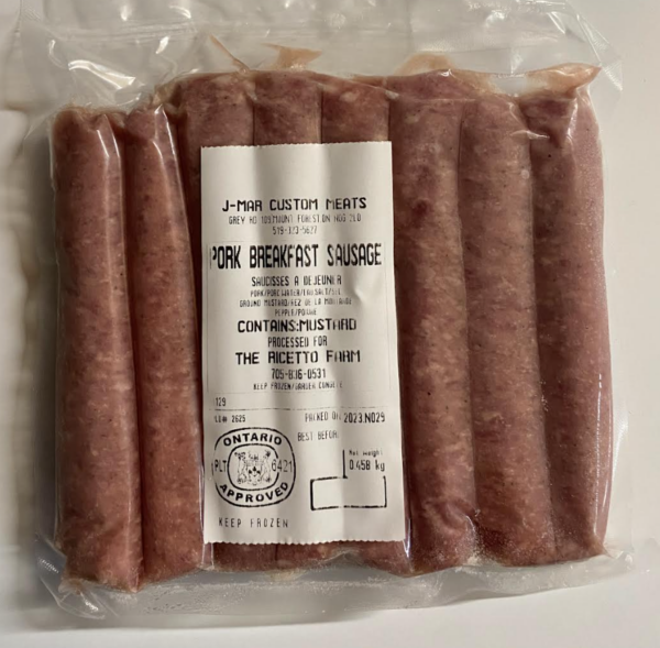 Pasture Raised Pork Breakfast Sausages, 1lb